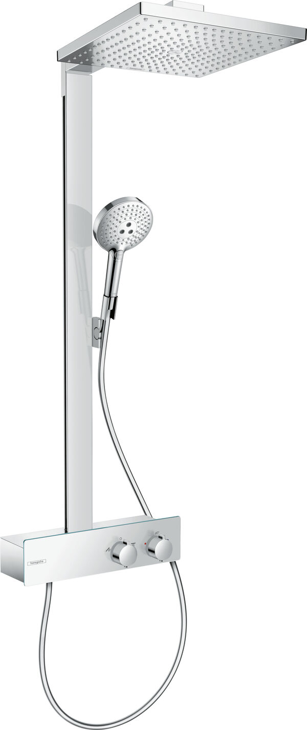 Showerpipe Hansgrohe Raindance E 300 verchromt image number 0
