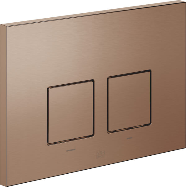 Plaque de d&eacute;clenchement Dornbracht Bronze bross&eacute; image number 0