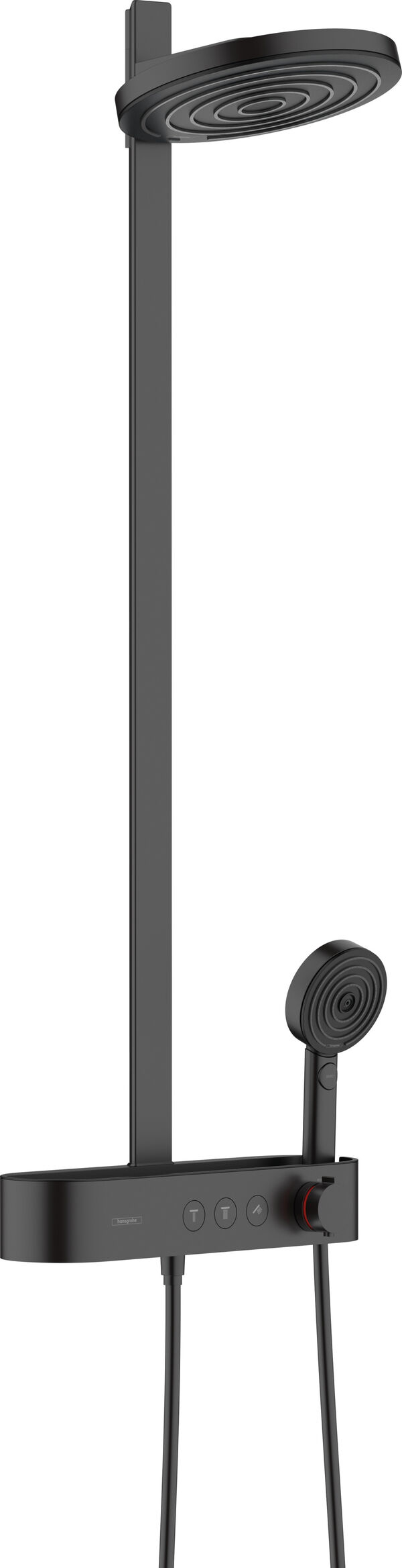 Showerpipe Hansgrohe Pulsify, ½" schwarz matt image number 0