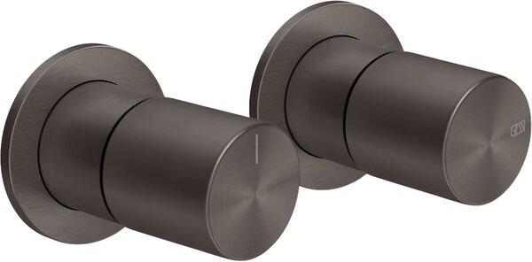 Miscelatore bagno / doccia-set di montaggio finale Gessi Habito, 2 vie con deviatore, rosette &Oslash; 65 image number 0