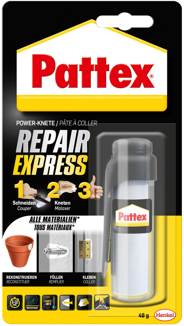 Reparaturkleber Pattex Repair extreme Power-Knete Dose &agrave; 48 g image number 0