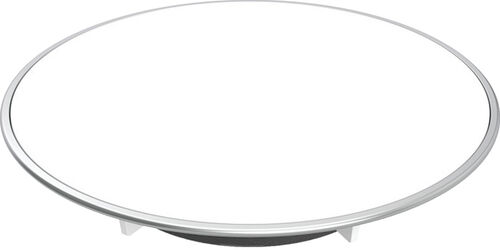 Ablaufdeckel Geberit Split Weiss Designring: mattverchromt