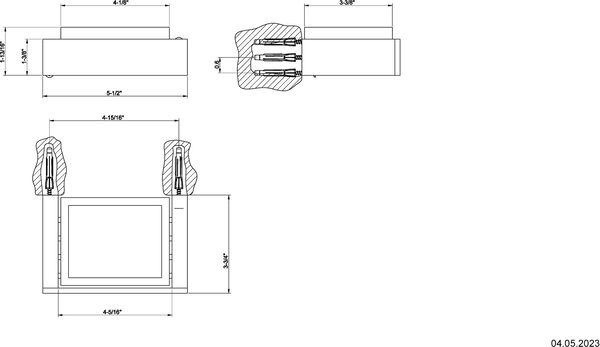 Porte-savon Gessi Rettangolo Chrom&eacute; image number 1