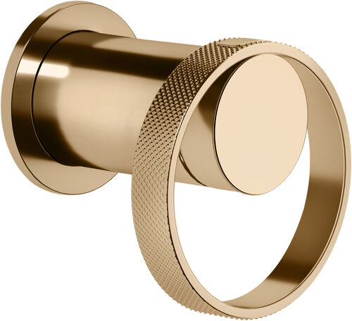 Miscelatore da doccia set di montaggio finale Gessi Anello &frac12;" Warm bronze PVD