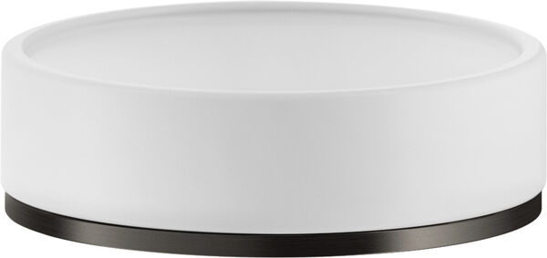 Portasapone Gessi Inciso, modello d'appoggio, bacinella in corian satinato image number 0