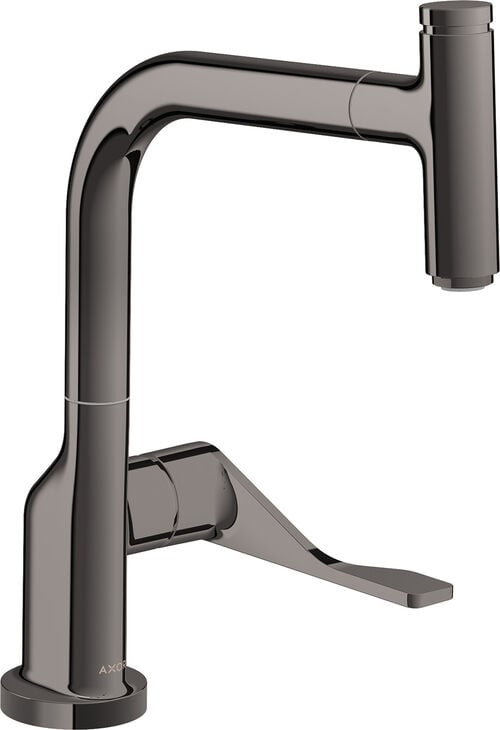 Miscelatore monocomando per lavello Axor Citterio Select Polished black chrom