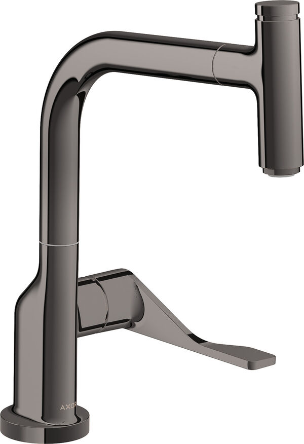 Miscelatore monocomando per lavello Axor Citterio Select, bocca mobile 150°, s 219 mm, doccia image number 0