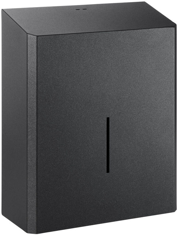 Distributore di salviette in carta Hygolet Hygofold Edge, per 500 salviette, acciaio inossidabile, image number 0