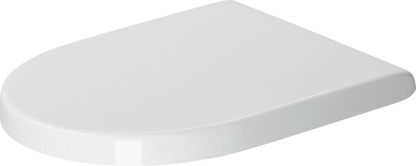 Sedile WC Philippe Starck 3 con coperchio, abbassamento automatico, cerniere in acciaio inossidabile image number 0