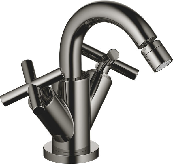 Bidetbatterie Dornbracht Tara. Dark chrome image number 0