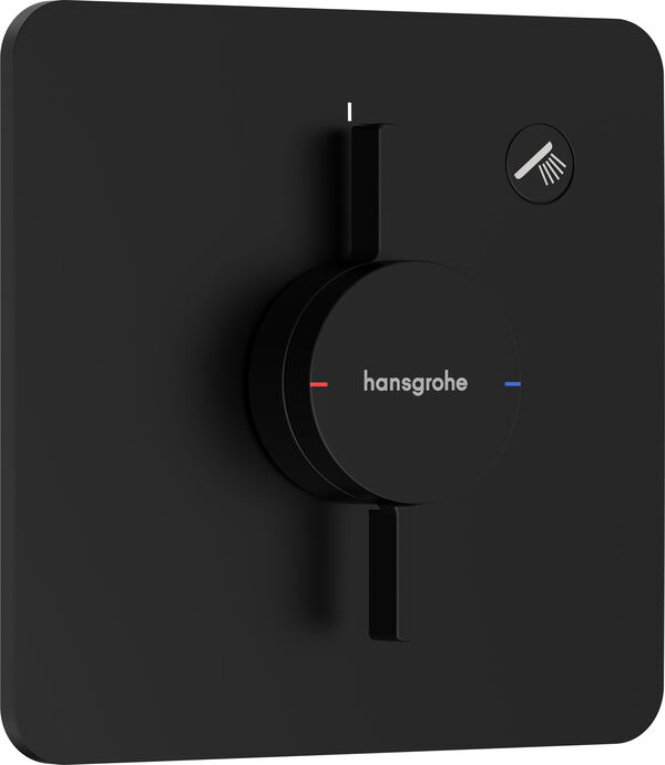 Sistema doccia Hansgrohe Duo Turn Q, placca di copertura angolata, 155 x 155 x 7 mm, image number 0