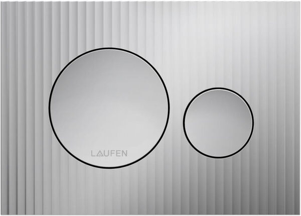 Bet&auml;tigungsplatte Laufen Ineo Moondance Mattverchromt image number 0