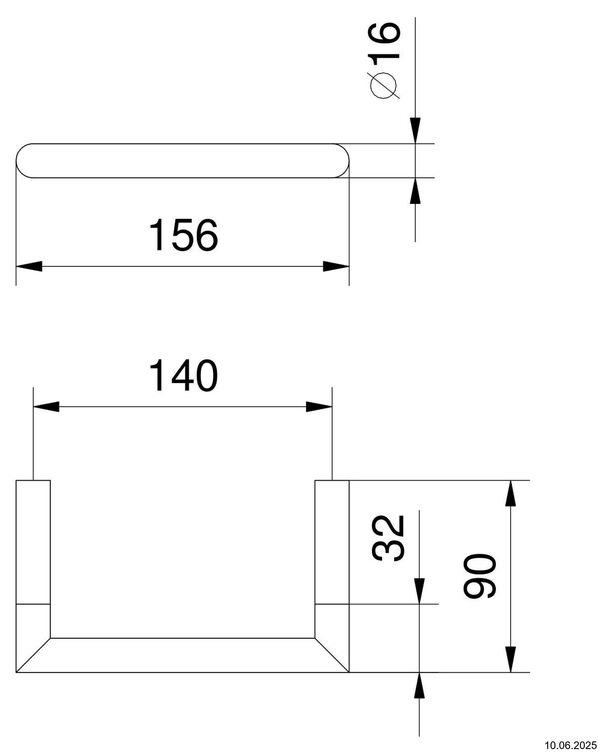 Porte-papier Fantini Young Noir mat image number 1
