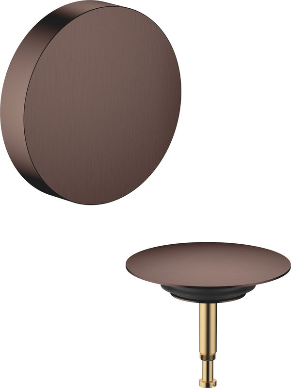 Set d'&eacute;coulement et trop-plein Dornbracht Dark bronze bross&eacute; PVD image number 0