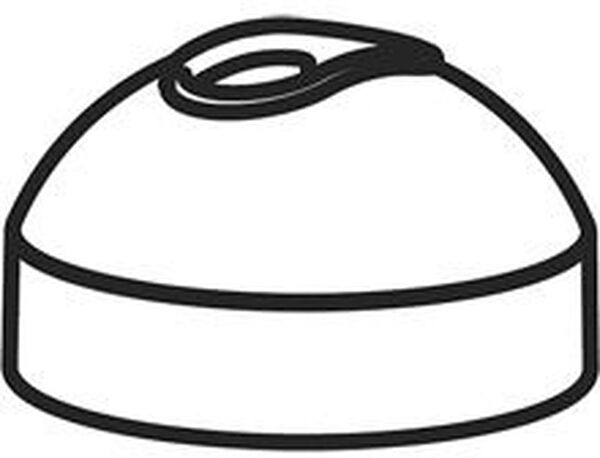 Deckkappe Kunststoff KWC Domo Verchromt image number 0