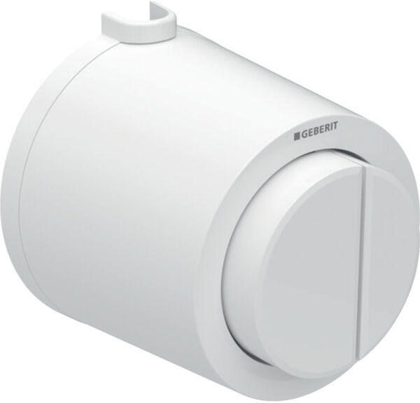 Poussoir &agrave; main Geberit montage visible round Blanc image number 0