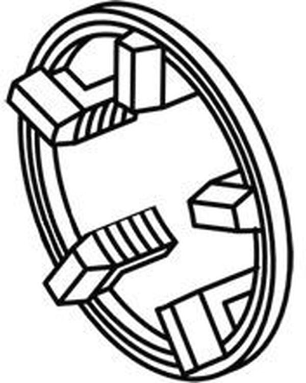 Anello di fissaggio per troppopieno Hansgrohe Exafill (95088000) image number 0