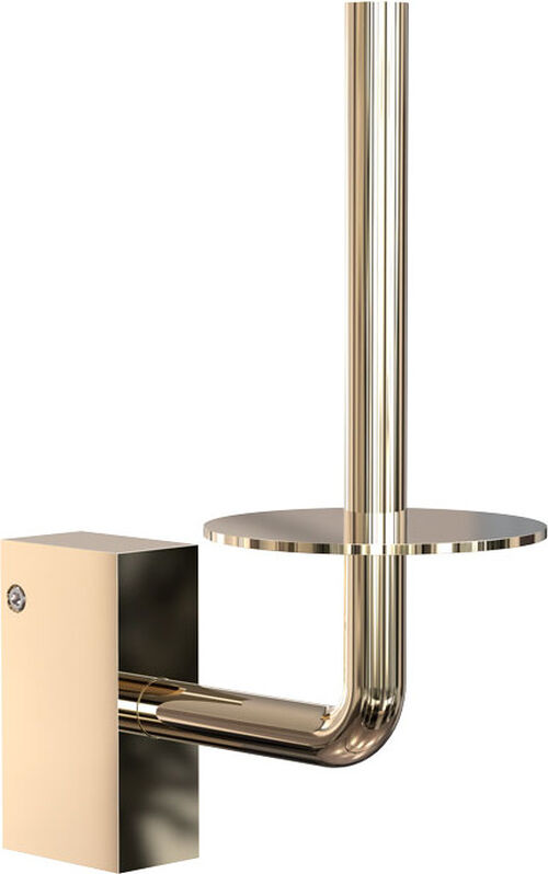 Reserverollenhalter Frost Quadra Polished gold