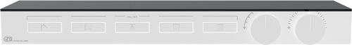 Sistema da doccia-set di montaggio finale Gessi HI-FI Shelf Black metal brushed
