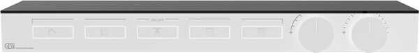 Sistema da doccia-set di montaggio finale Gessi HI-FI Shelf, modulo per termostato &frac12;", 640 x 64 mm image number 0