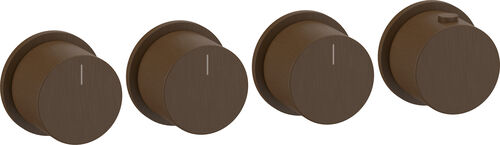 Bade- und Duschenmischer Endmontageset Gessi Habito Dark Bronze