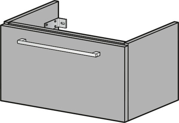 Meuble sous-lavabo Alterna pro S Walnut predazzo image number 0