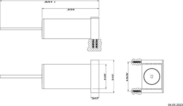 Porte-balai de WC Gessi Rettangolo Finox image number 1