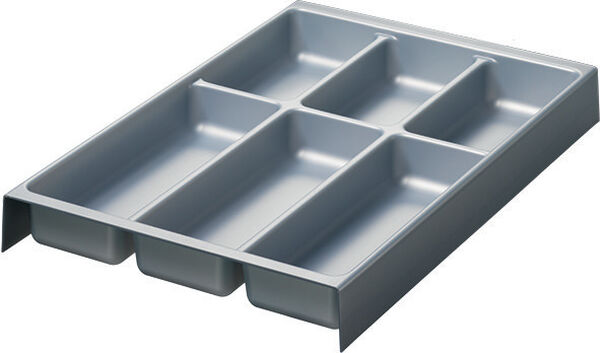Opo Oeschger Besteckeinsatz MONO, alu-metallic genarbt image number 0