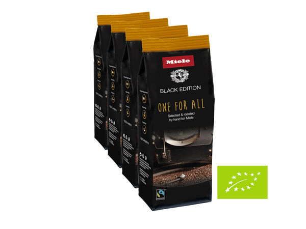Miele Fairtrade Grains de café Black Edition One for All 1kg image number 0