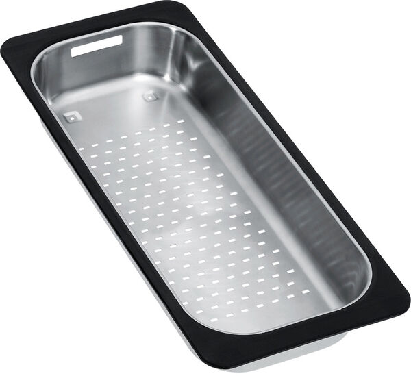 Franke Abtropfbecken, Edelstahl/Schwarz, 183 x 433 x 64 mm image number 0