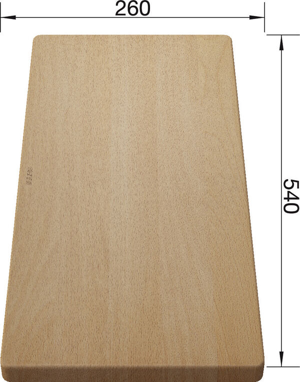 Blanco Tagliere in legno massello 540 x 260 mm image number 0