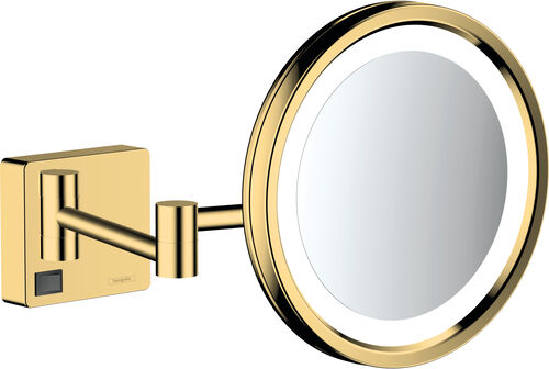 Specchio per cosmetica Hansgrohe AddStoris colore oro