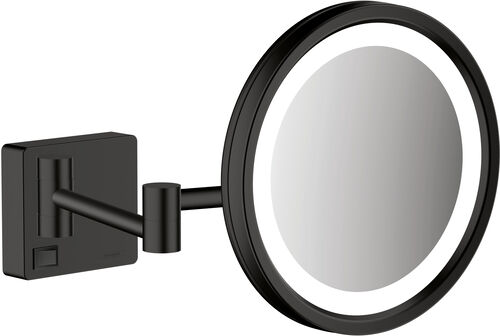 Miroir cosmétique Hansgrohe AddStoris noir mat