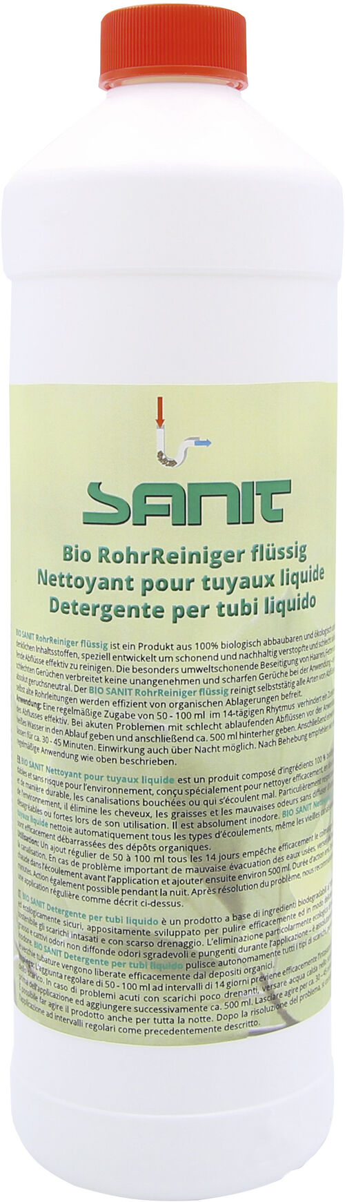 Nettoyant liquide pour tuyaux Bio Sanit