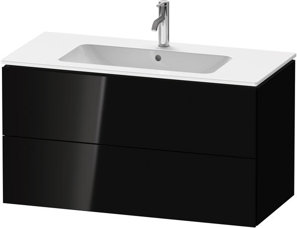 Waschtischmöbel Duravit L-Cube schwarz hochglanz image number 0