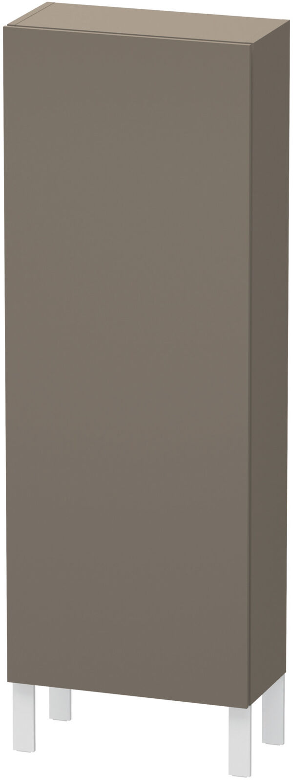Armadietto laterale L-Cube l:50 cm, a:132 cm, p:24,3 cm 1 porta, cerniere a destra 3 ripiani in vetro image number 0