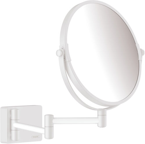Miroir cosmétique Hansgrohe AddStoris blanc mat