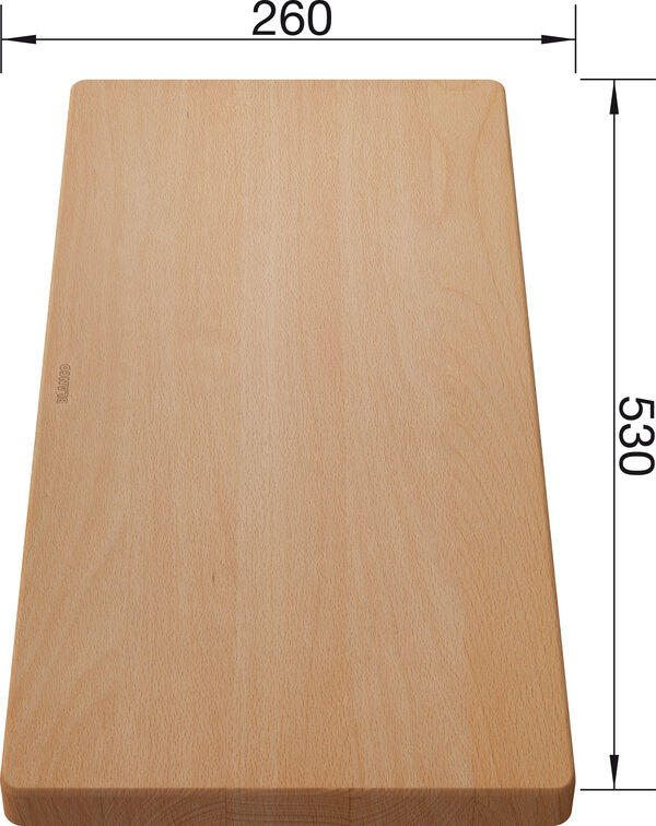 Blanco Planche à découper en bois bois de hêtre 530 x 260 mm image number 0