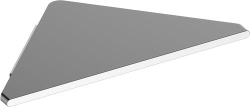 Corbeille de douche Keuco Edition 400 - modèle d'angle argent éloxé