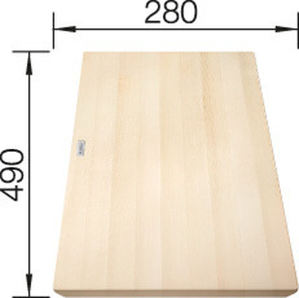Blanco Tagliere in legno acero 490 x 280 mm per Blanco COLLECTIS 6 S image number 0