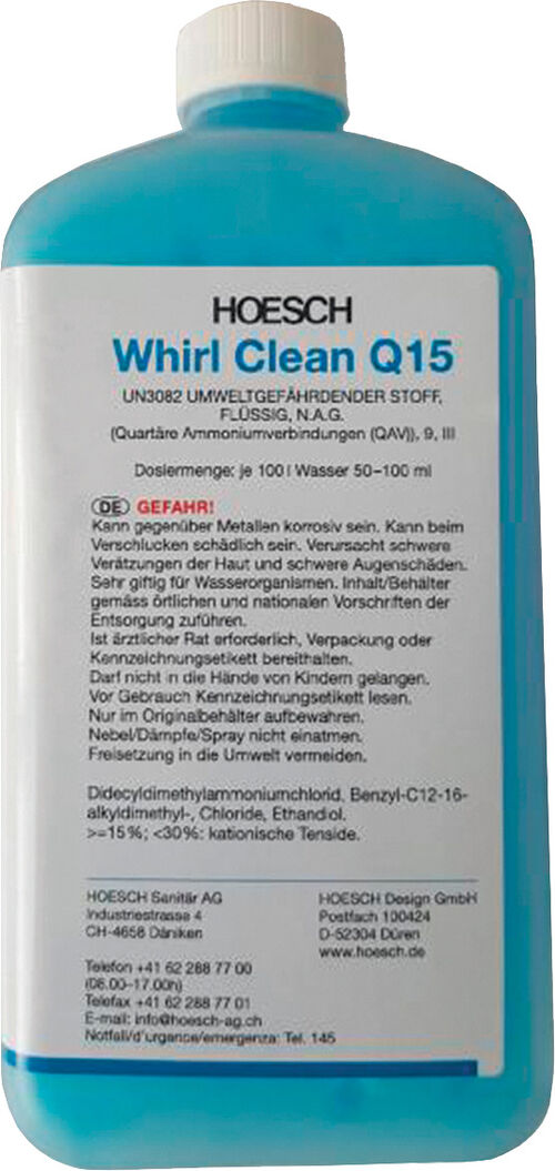 Désinfectant Hoesch Whirl-Clean Q15