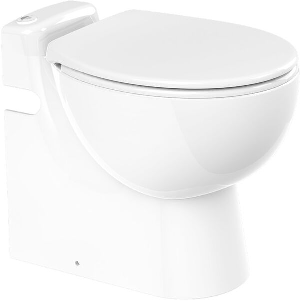 Sanibroyeur Sanipro Broyeur sanitaire pour WC, lavabo, lave mains, bidet et  douche, transport en haut 5m ou 100m horizontales Blanc - 005046 