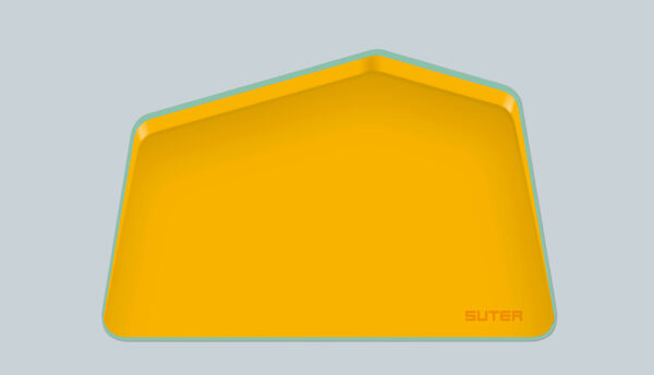 Suter Inox Schneidebrett Montan PP/TPE Orange Yellow 438x278x20mm image number 0