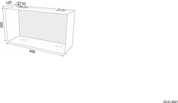 Wandnische Dellco Technica In-Box Adatto LED image number 1
