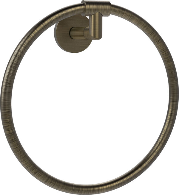 Porte-linge à anneau Gessi Ingranaggio antique brass image number 0
