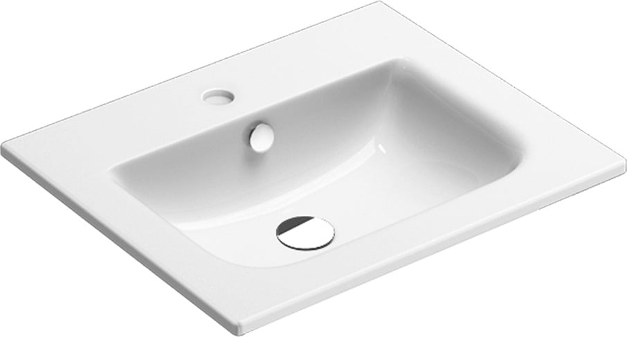 Waschtisch Alterna modena S 60 x 50 cm Weiss Cleaneffekt - im